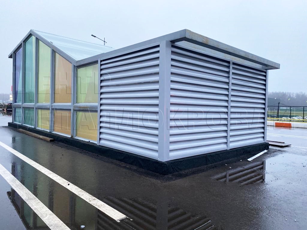 Отделка вентиляционных шахт ламелями Еврожалюзи